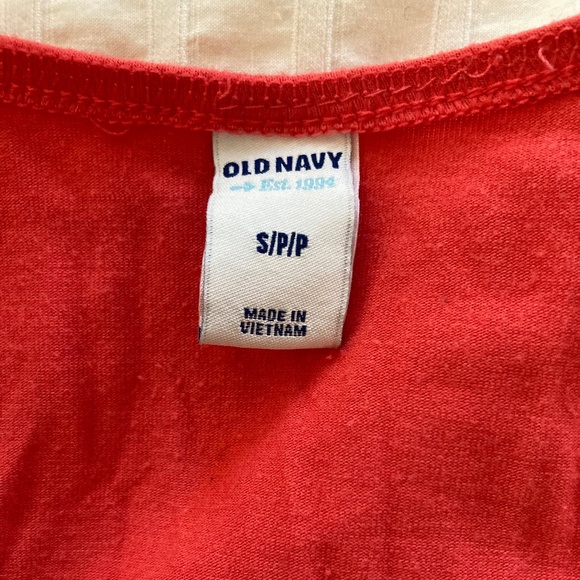 Midi wrap dress, coral, Old Navy - Picture 4 of 8